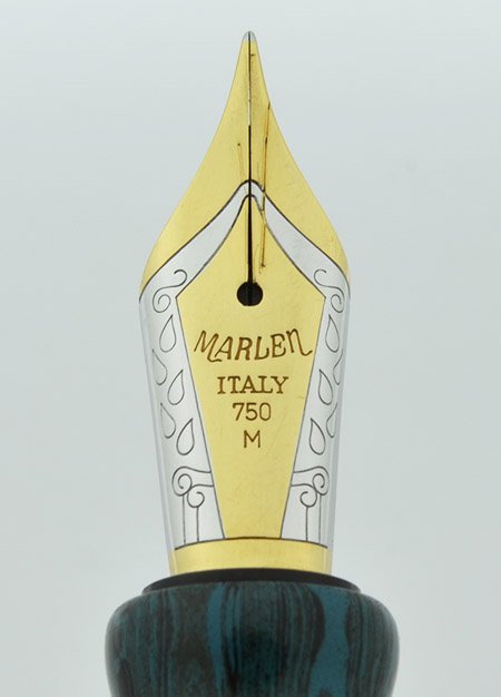Marlen MACCVS Oversize Fountain Pen (1997) - Blue Ebonite